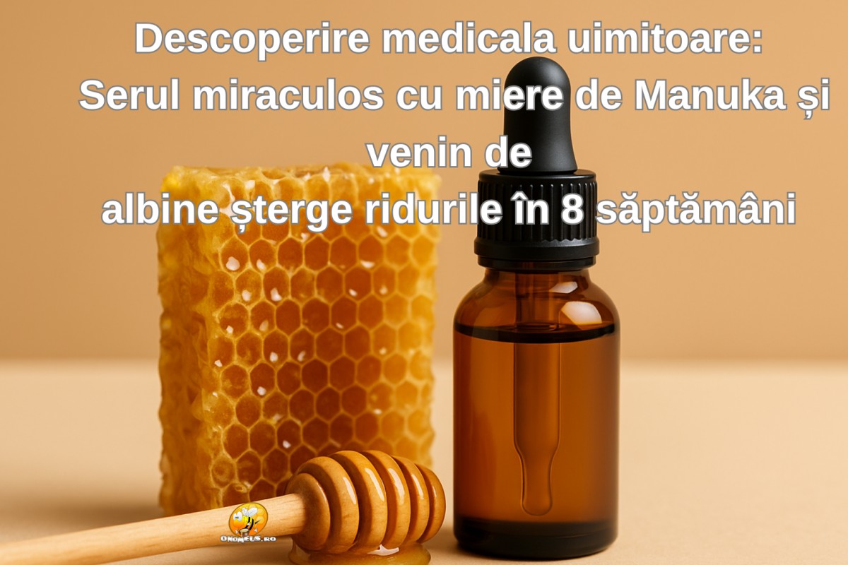 Descoperire Medicala Uimitoare: Serul Miraculos Cu Miere De Manuka Si Venin De Albine Sterge Ridurile In 8 Saptamani