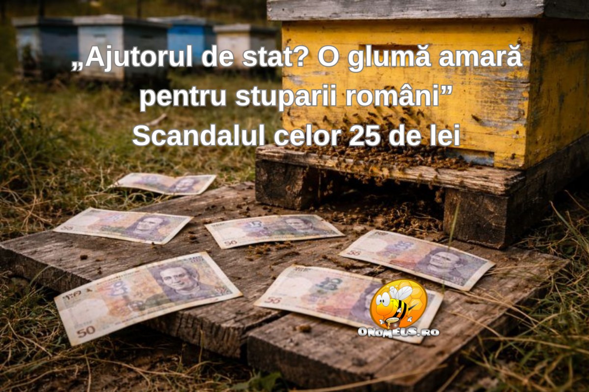 „Ajutorul de stat? O glumă amară pentru stuparii români” – scandalul celor 25 de lei - onomeus.ro