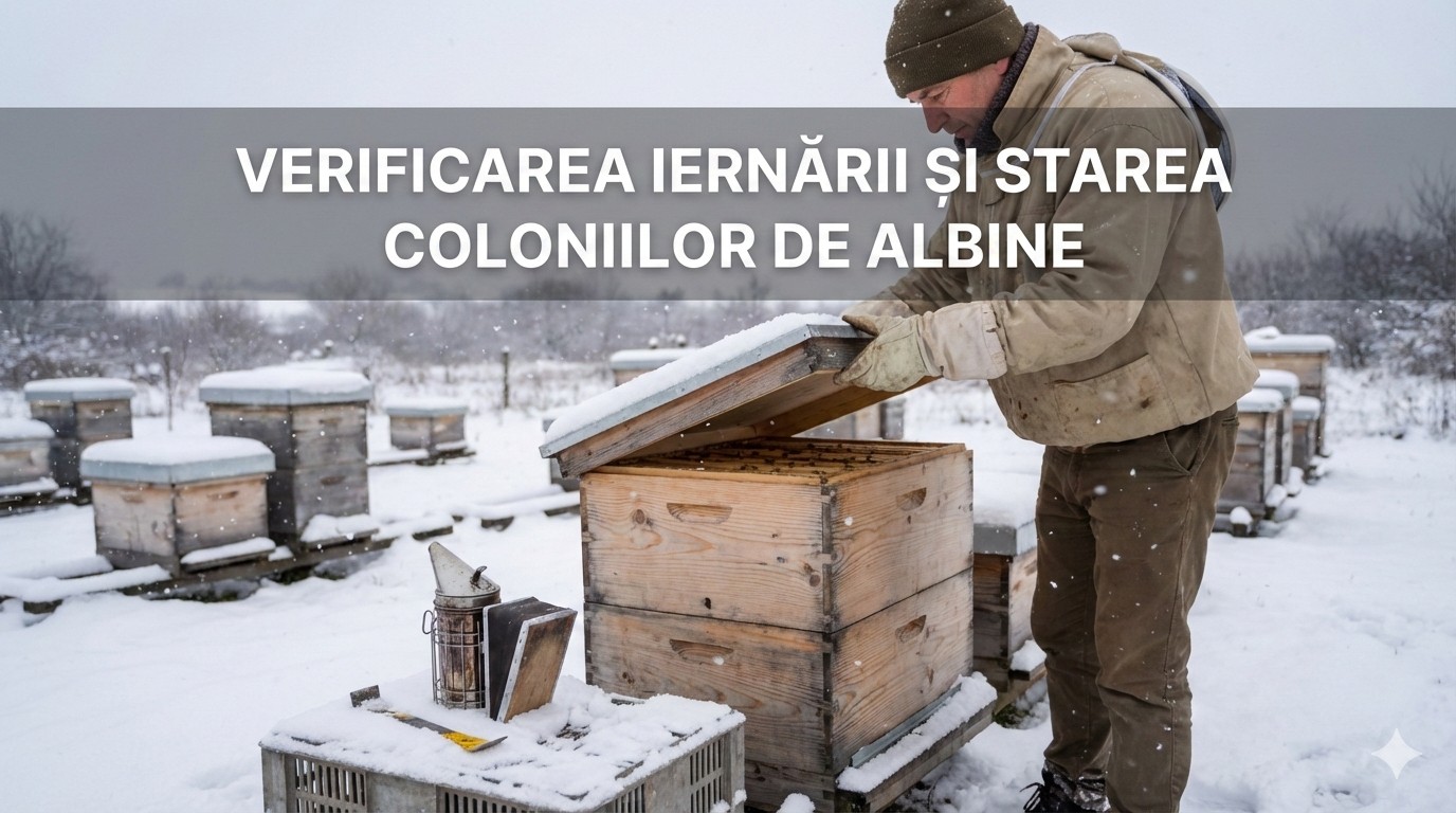 Verificarea iernării și starea coloniilor de albine
