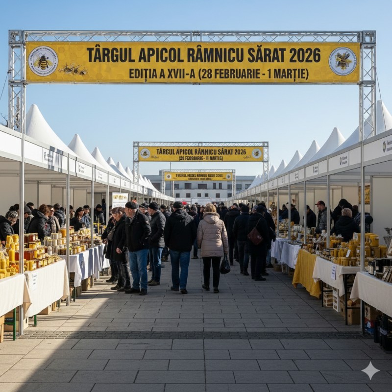 Târgul Apicol Râmnicu Sărat 2026 – Ediția a XVII-a (28 Februarie – 1 Martie)