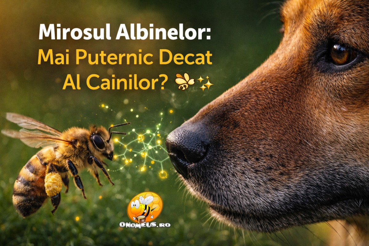 Albinele au mirosul mai dezvoltat decât câinii?