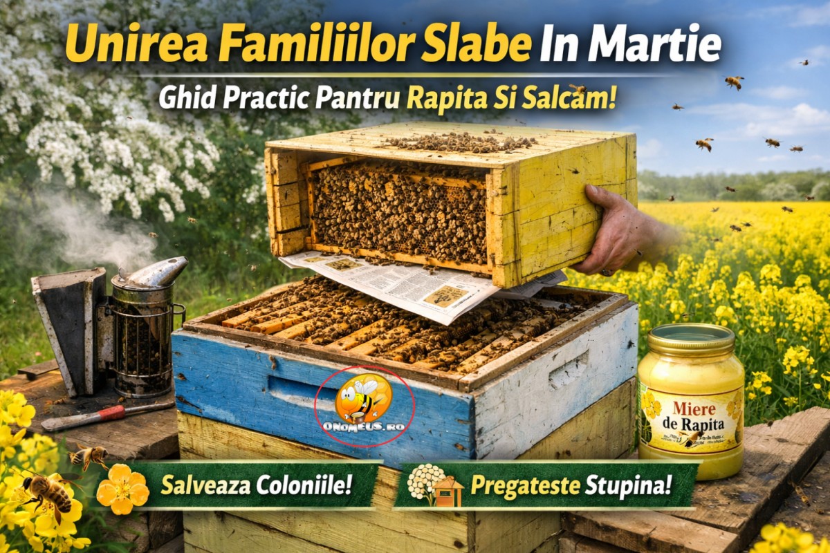 Unirea Familiilor Slabe In Martie – Ghid Practic Pentru A Salva Colonii Inainte De Rapita Si Salcam