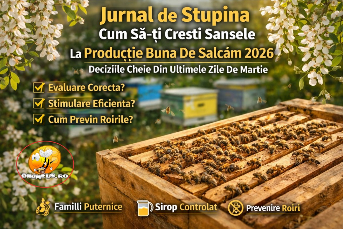 Jurnal De Stupina – Cum Sa-Ti Cresti Sansele La Productie Buna De Salcam 2026 – Deciziile Cheie Din Ultimele Zile De Martie
