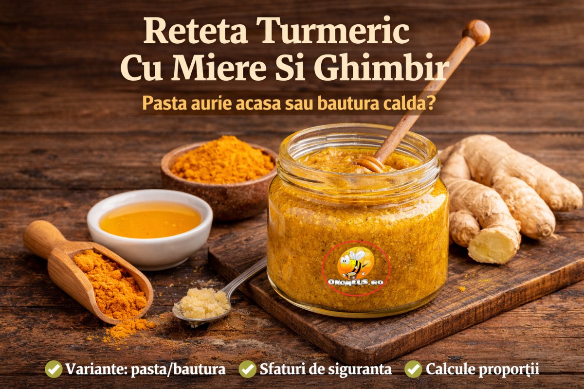 Reteta Turmeric Cu Miere Si Ghimbir