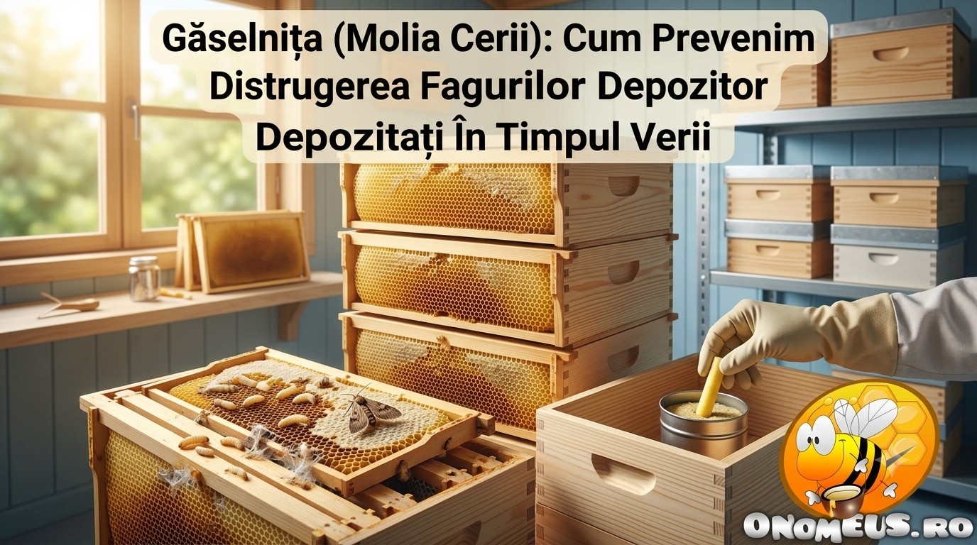 Gaselnita (Molia Cerii): Cum Prevenim Distrugerea Fagurilor Depozitati In Timpul Verii