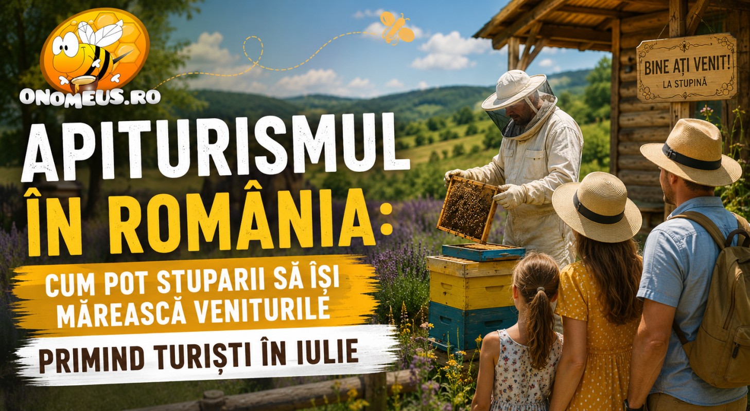 Apiturismul în România: Cum pot stuparii să își mărească veniturile primind turiști în iulie