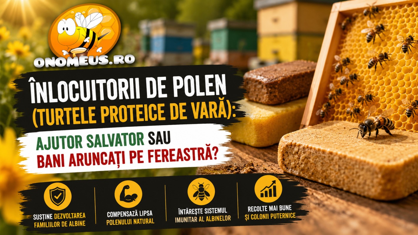 Înlocuitorii de polen (turtele proteice de vară): Ajutor salvator sau bani aruncați pe fereastră?