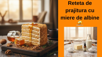 Prajitura cu miere de albine