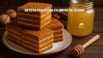 Reteta prajitura cu miere de albine