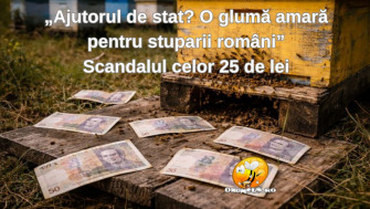 „Ajutorul de stat? O glumă amară pentru stuparii români” – scandalul celor 25 de lei