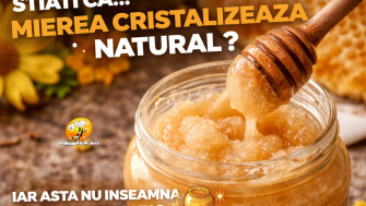 Stiati ca... mierea cristalizeaza natural, iar asta nu inseamna ca e stricata?
