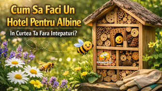 Cum Sa Faci Un Hotel Pentru Albine In Curtea Ta Fara Intepaturi?