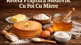 Reteta Prajitura Medovik Cu Foi Cu Miere