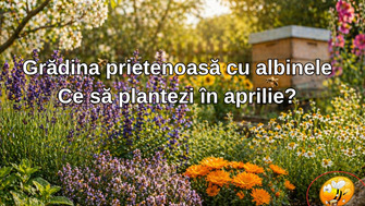 Grădina prietenoasă cu albinele: Ce să plantezi în aprilie?