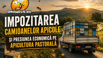 Impozitarea camioanelor apicole și presiunea economică pe apicultura pastorala