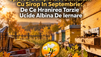 Oprirea completă a stimulării cu sirop în septembrie: De ce hrănirea târzie ucide albina de iernare