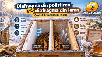 Diafragma din polistiren vs. Diafragma din lemn: Ce folosesc apicultorii profesioniști pentru controlul condensului?