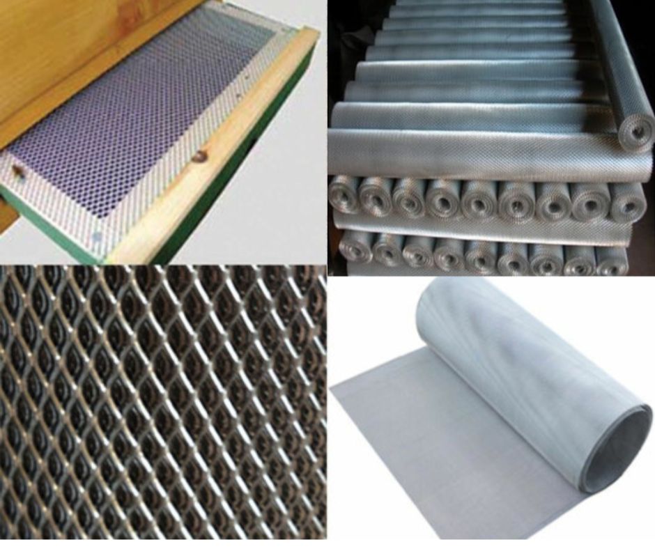 Plasa expandata antivarroa galvanizata (1000x2000) grosime 0.5mm - gol romb-onomeus.ro