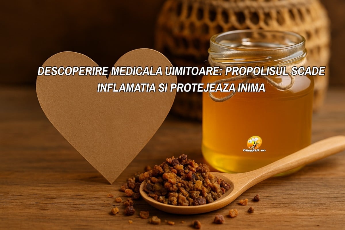 Descoperire medicala uimitoare: Propolisul scade inflamatia si protejeaza inima– cercetare recenta - onomeus.ro