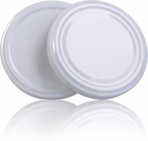 Capac pentru borcane diametru 66mm - ALB