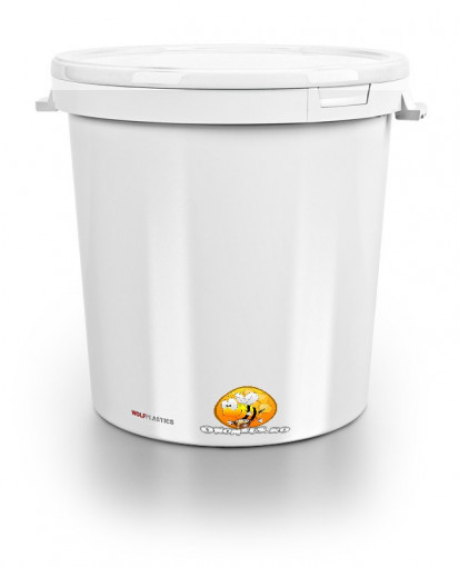 Galeata de plastic pentru miere 30 L / 42 kg miere