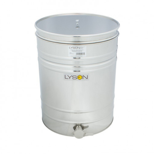 Maturator miere 100 l inox cu canea si sita inox fara manere - Lyson