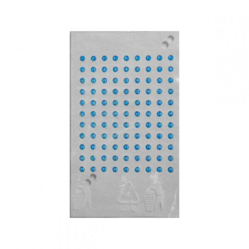 Cartela cu placute de opalit pentru marcat matcile - Albastru