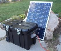 Kit fotovoltaic solar cu panou de 100 watt