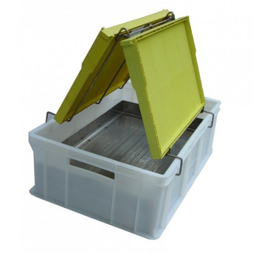 Tava de descapacit din plastic 20cm - cu filtru inox