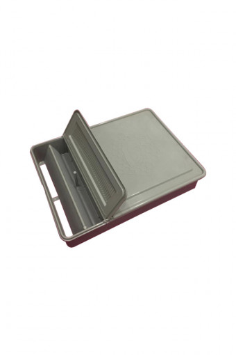 Hranitor apicol de podisor din plastic mat gri 3.5 kg