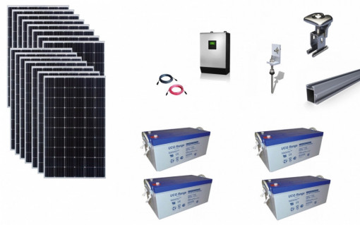 Sistem fotovoltaic off-grid Poweracu 5kwp prindere tabla - Poweracu