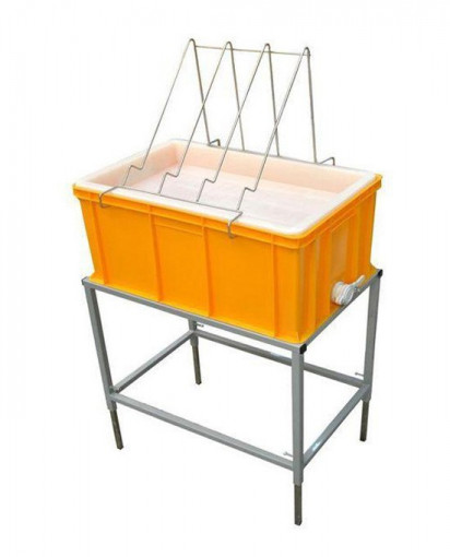 Tava de descapacit cu suport si tava din plastic - 30 cm Lyson