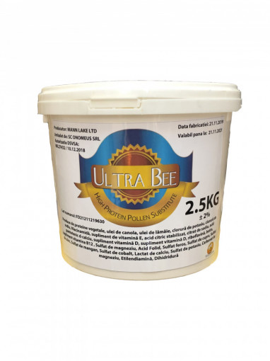 Ultra Bee proteina pentru albine - Galeata 2.5kg