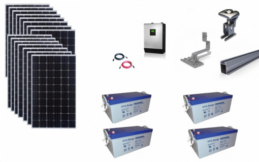 Sistem fotovoltaic off-grid Poweracu 5kwp prindere tigla - Poweracu