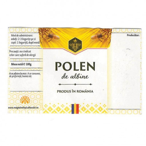 Eticheta Polen cu motive traditionale 70mm x 45mm