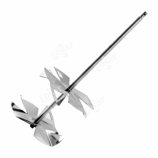 Omogenizator inox miere crema tip elice diametru 25 cm - lungime 60 cm - Logar