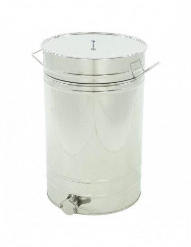 Maturator din inox 150 L cu sita din inox manere si canea din inox Lyson