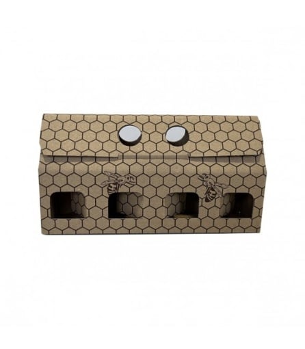 Ambalaj Decorativ „Honey” pentru 4 Borcane – Model Fagure (184x48x50 mm)