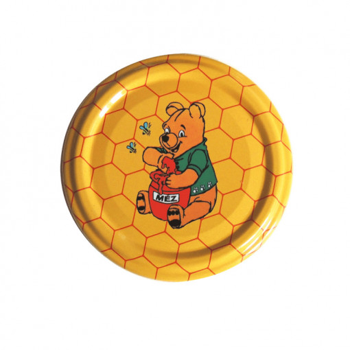 Capac pentru borcane diametru 63mm - Urs cu miere