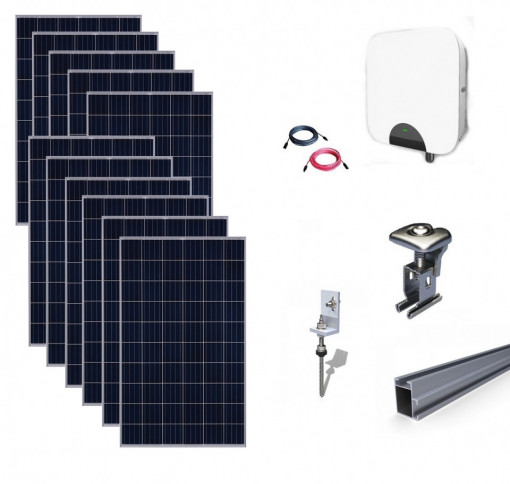Kit On-Grid fotovoltaic solar cu panouri de 10kwp - Huawei