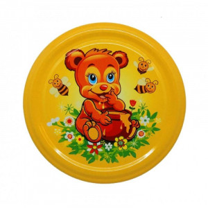 Capac pentru borcane diametru 82mm - Ursulet cu miere