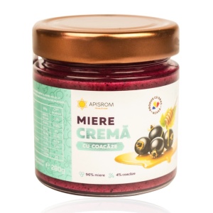 Miere Crema cu Coacaze - Apisrom 280g