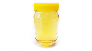 Borcan rotund pentru miere PET - 500gr