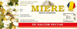 Eticheta borcan miere de Salcam Nectar 154mm x 60mm