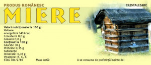 eticheta de miere stup