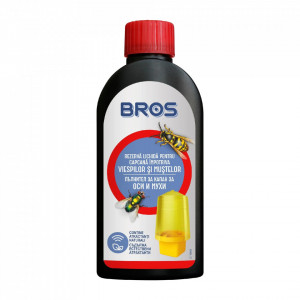 Lichid Atractant Împotriva Viespilor și a Muștelor Bros - 200 ml