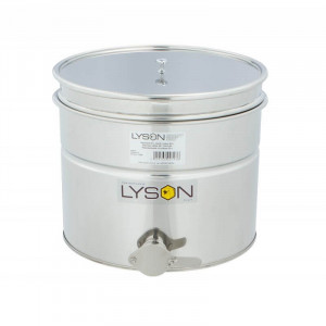 Maturator miere 30 l inox cu canea si sita din inox fara manere - Lyson