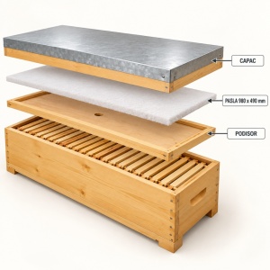Pasla Stupi 24 Rame – 980x490 mm, Grosime 15 mm - onomeus.ro