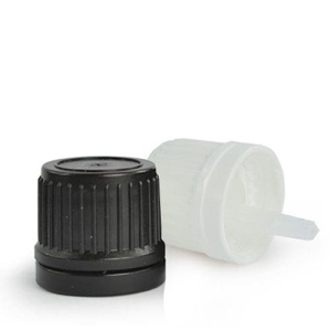 Picurator si capac negru pentru sticlele de propolis sau ulei esential