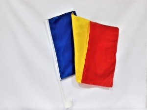 Steag auto cu suport de plastic pentru masina - 30 x 45 cm - onomeus.ro 2